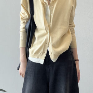 Color Block Layered Cardigan