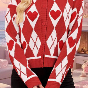 Red Heart Cardigan